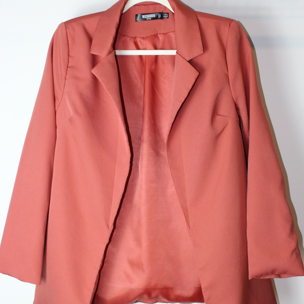 Missguided Petite Boyfriend Blazer